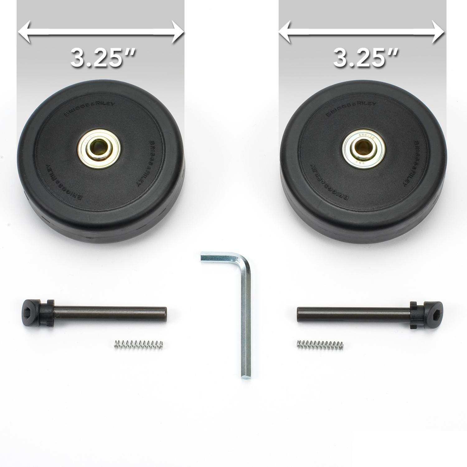 Large Quick-Change Wheel Repair Kit for Baseline & Transcend Luggage
