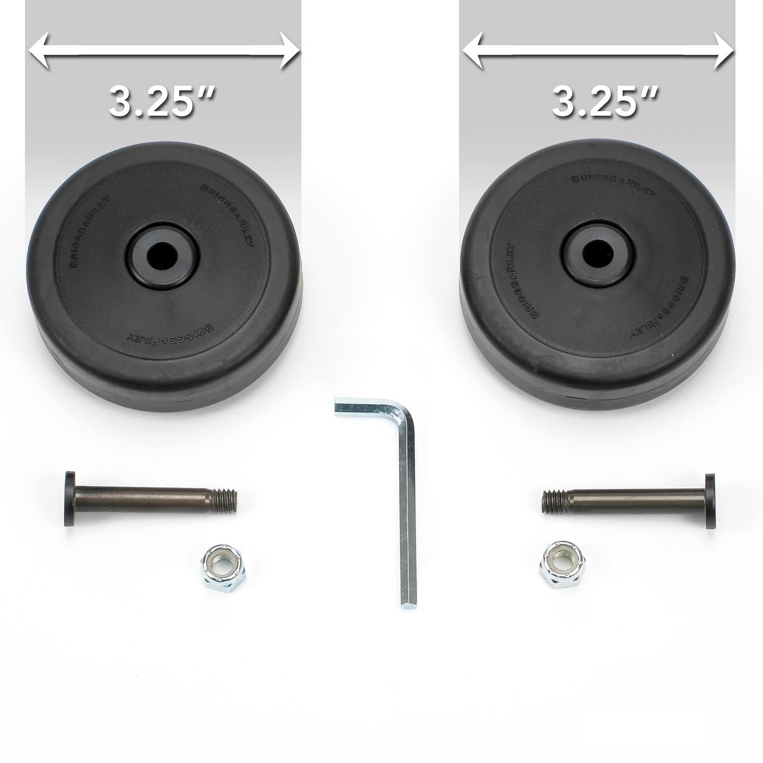 Large Quick-Change Wheel Repair Kit for Baseline & Transcend Luggage