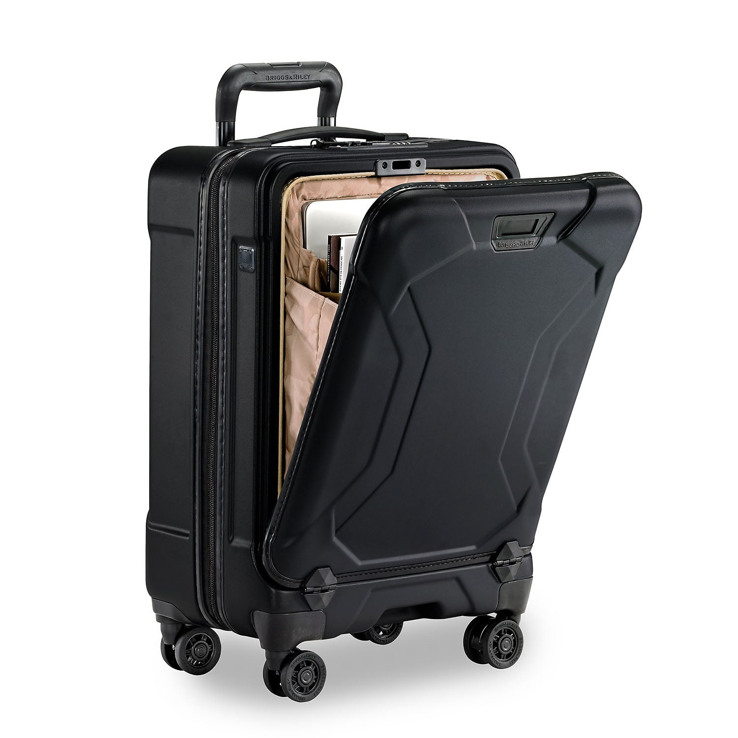 22\" USB Carry-On Spinner with Hinged Pocket | Torq Domestic