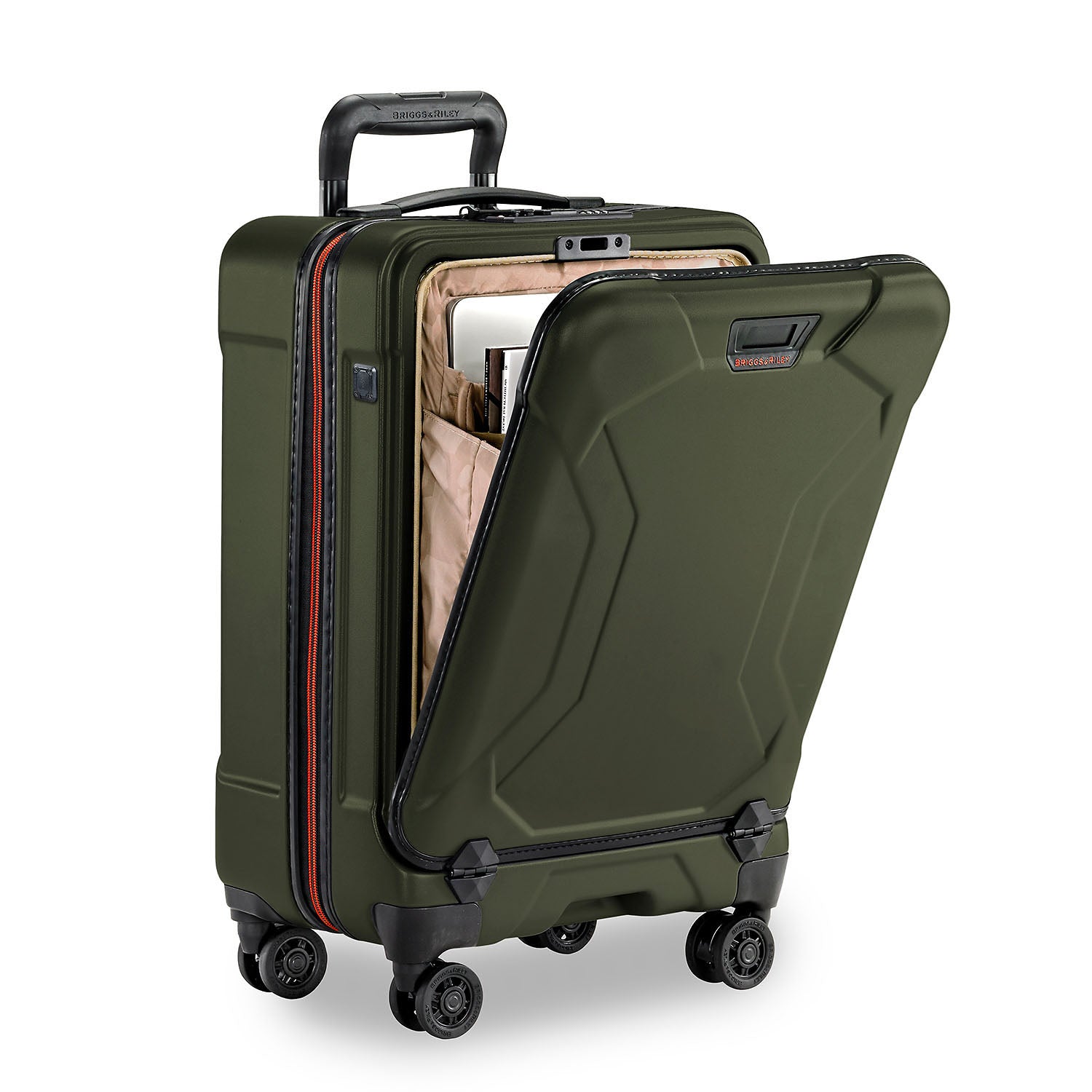 22\" USB Carry-On Spinner with Hinged Pocket | Torq Domestic