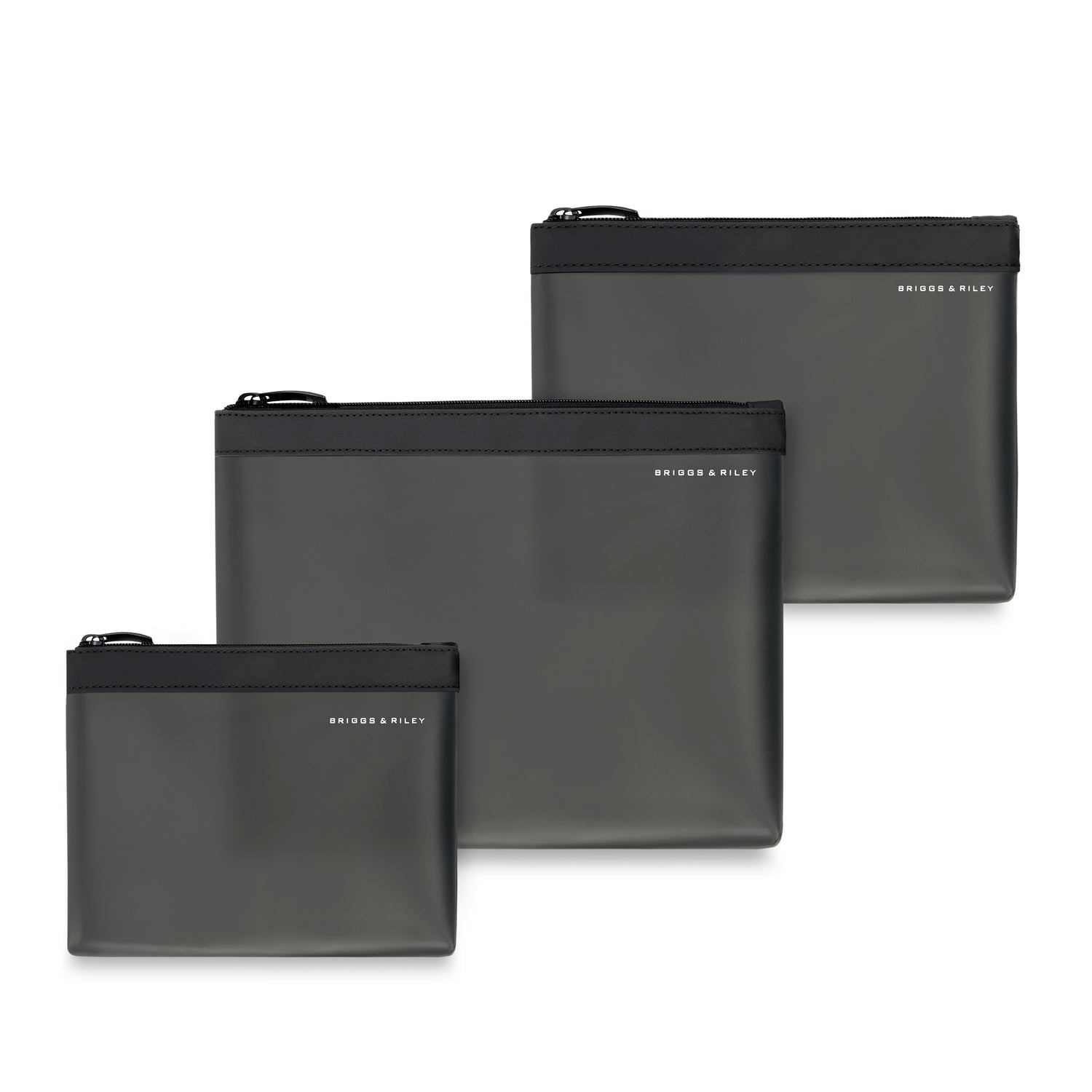 3-Piece Translucent Travel Pouch Set for Toiletries | Durable & Lightweight